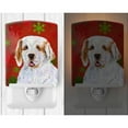 thumbnail image 2 of Caroline's Treasures SS4707CNL Clumber Spaniel Red and Green Snowflakes Holiday Christmas Ceramic Night Light, 6x4x3",, 2 of 2