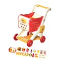 thumbnail image 1 of lionlar Ensemble de Jouets de Chariot de Magasinage pour Enfants, Chariot de Magasinage Interactif de Simulation pour Enfants, Jeux de Rôle Réalistes, Jouets de Rangement de Bureau Rouge, 1 of 9