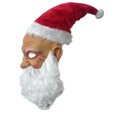 thumbnail image 4 of Máscara HUOGUO Divertida de látex de Papá Noel para fiesta de Navidad para adultos, 4 of 5