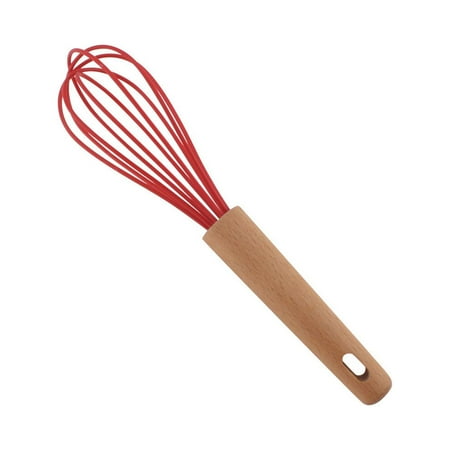 

RKZDSR Small Handheld Cake Baking Mixer - Wooden Handle Household Baking Tool