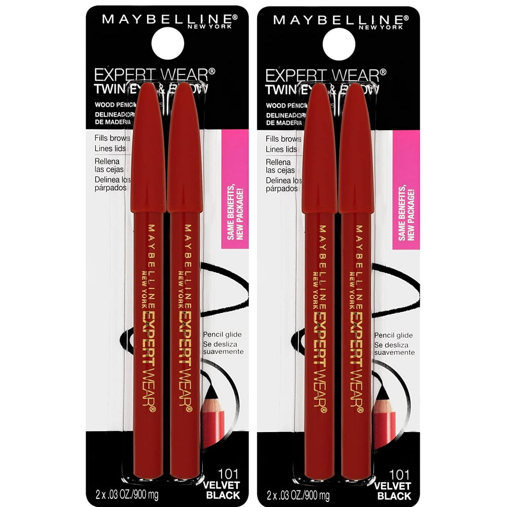 Maybelline New York Expert Wear Twin Brow & Eye Pencils Makeup, Velvet