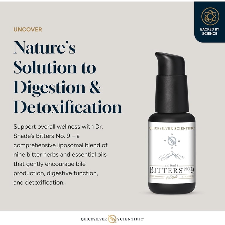 Quicksilver Scientific Dr. Shade's Bitters No. 9 - Digestive