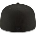 thumbnail image 4 of Men's New Era Black Florida Marlins Throwback Primary Logo Basic 59FIFTY Fitted Hat, 4 of 5