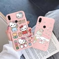 thumbnail image 5 of Funda de teléfono de dibujos animados para Xiaomi Redmi 7 7A Note 7 Pro, bonita funda trasera de silicona tpu anticaída, Cinnamoroll Kuromi, Hello Kitty, 5 of 5