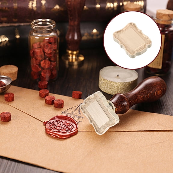 OFFIGAM Elegant European Style Golden Copper Wax Seal Stamp for Sealing Invitations, Cards, Letters, and Envelopes