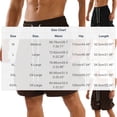 thumbnail image 2 of successthop Soccer Shorts Men Rayon Knee Length Sweatpant Shorts Drawstring Elastic Waist Bottoms Quick Dry Beachwear 2XL, 2 of 5