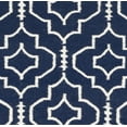 thumbnail image 3 of SAFAVIEH Dhurrie Slater Geometric Moroccan Wool Area Rug, Navy/Ivory, 2'6" x 4', 3 of 3