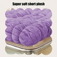 thumbnail image 5 of COFEST Soft Plush Floor Cushion for Living Room and Tatami Multi-Purpose Household Seat Cushion with Memory Foam Colorful Flock Floor Pillow Comfort and Supportive Living Room Seat Cushion Purple, 5 of 9