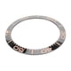 thumbnail image 2 of Anillo de bisel de reloj de cerámica, piezas de repuesto de inserción de bisel de reloj profesional de 38mm, accesorio para relojero, Base negra, dígitos de oro rosa, 2 of 14
