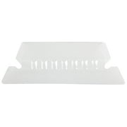 Esselte Pendaflex Oxford Plastic 1/5-Cut Hanging File Tab, 2 in, Clear, Pack of 25