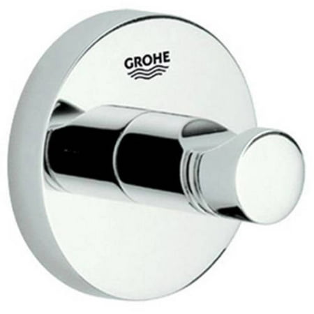 Grohe 40364000 Essensials Robe Hook, Available in Various Colors