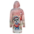 thumbnail image 2 of Happy Valentine’s Day Adorable Schnauzer Puppy Holding Heart Balloon All Over Print 3D Hooded Duffle Toggle Coat Miniature Schnauzer Dog Lover - 00030, 2 of 6