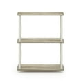 thumbnail image 4 of Furinno Turn-N-Tube 3-Tier Classic Tube Display Shelf, Dark Cherry and Black, 4 of 5
