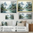 thumbnail image 4 of Designart "Ink Wash China Art painting" China Art Floater Framed Wall Decor, 4 of 7