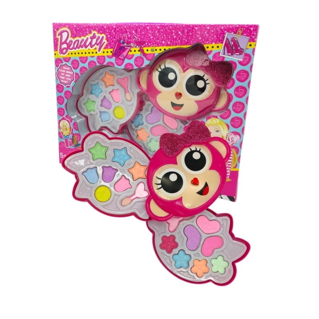 Set de Maquillaje para Niñas The Baby Shop - con 14 sombras y 2 aplicadores Rosa -