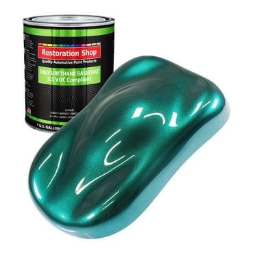 Dark Teal Metallic 1 Gallon Low VOC URETHANE BASECOAT Car Auto Body Paint