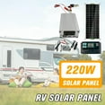 200W Solar Panel Kit 12V to 220V Battery Charger RV NE Van Trailer