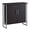 Black, variant on Leick Home 4-Door Mission Solid Wood TV Stand for 65" TVs, Entertainment Console with Storage, Russet