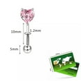 thumbnail image 3 of HOOUN Lip Piercing Moon Stainless Steel Nail Ring Eyebrow Fashion Women Jewelry gift-A, 3 of 9