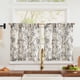 thumbnail image 1 of Cortinas Jinchan de lino floral para cocina, 61 x 61 cm, 2 paneles, 1 of 7