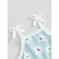thumbnail image 5 of Bagilaanoe Newborn Baby Girls One-pieces Flower Print Sleeveless Jumpsuit 6M 12M 18M 24M 3T 4T Kids Romper Casual Clothing, 5 of 8