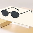 thumbnail image 3 of Klonfd Oval Suitable For Both And . 90s Small Round Golden Fashionable Narrow Metal Frames, 3 of 3