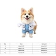 thumbnail image 2 of Large Dog Halloween with 3-Piece Medical Scrub Set, Xl, Sky Blue and White, Funny Pet Doctor Outfit, 2 of 5