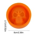 thumbnail image 3 of Fasiaou 3D Resin Skull Molds, Flexible Clear Silicone Skull Head Molds - for Candle Making, Home Decor & Halloween Decoration, 3 of 6