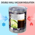 thumbnail image 2 of 12oz Tumblers Dark Halloween Pattern Vacuum Insulated Stainless Steel Travel Tumbler Cups Mug with Lid and Straw for Beer,Coffee,Beverages with Cleaning Brush for Cold & Hot Drinks, 2 of 5