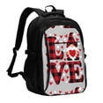 thumbnail image 1 of Easygdp Buffalo Plaid Love And Gnome Mochila para Laptop de Viaje con Puerto USB, Mochila para Laptop con Puerto de Carga USB para Mujeres y Hombres, 1 of 7