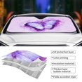 thumbnail image 5 of XMXY Car Sun Shade Windshield, Lilac Butterfly Automotive Front Window Sun Visor for Cars SUV Trucks, Medium Size, 5 of 8