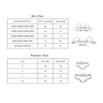 thumbnail image 5 of Women Push Up Cotton Bras Set Lace Lingerie Bra and Thong and Garter and Stocking 4pcs, 5 of 5