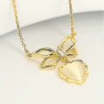 thumbnail image 2 of Butterfly Necklace for Women Cubic Zircons Necklace Love Necklace, 2 of 4