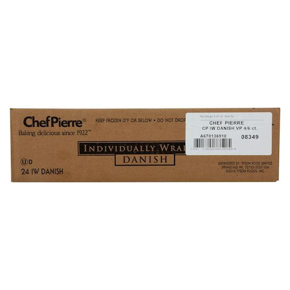 Chef Pierre Assorted Danish, 3.25 Ounce -- 24 per case.