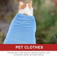 thumbnail image 2 of LOLIPPYY 4-Pack Puppy Outfits Breathable Dog Shirts Comfortable Pet Clothes for Small Dogs Size XS, 2 of 7