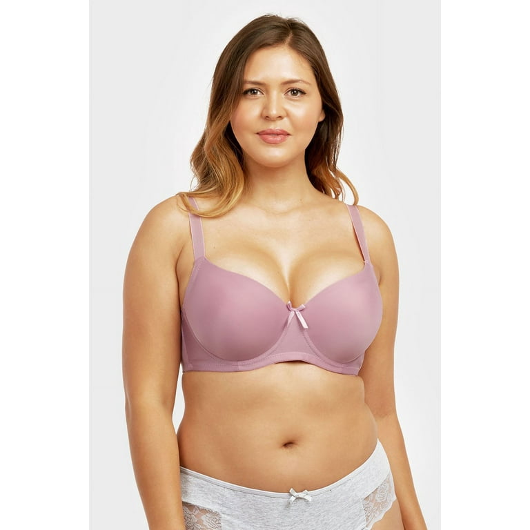Sofra BR4129PD2 - 36D Womens Full Coverage Bra - D Cup Style