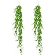 thumbnail image 1 of 2 guirnaldas artificiales de eucalipto, de plástico, colgantes, decorativas, color verde., 1 of 6