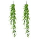 thumbnail image 1 of GOOHOCHY 2 unids artificial eucalipto guirnaldas plástico colgando viñas decorativas guirnaldas verde, 1 of 7