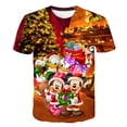 thumbnail image 1 of Summer Kids Mickey Mouse T-Shirts Fashion Boys Girls Tees Tops Children Disney Short Sleeves Cartoon Casual T Shirts 4-14 Years12M Gao Jinjia LED, 1 of 2