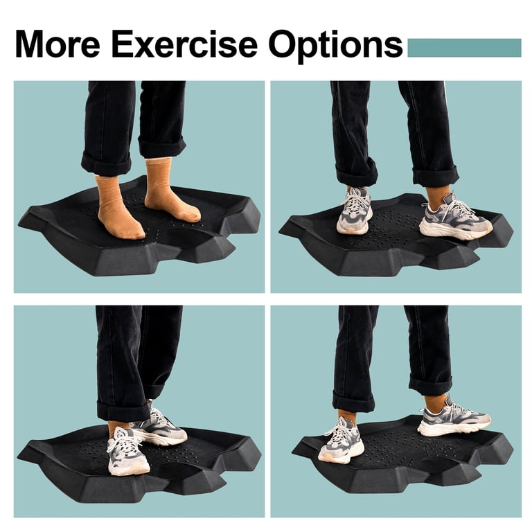 Ergonomische Werkplaatsmat - Anti Vermoeidheidsmat - Met Gele Rand 90x120 Cm