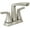 SpotShield Brushed Nickel, variant on Delta 25789Lf Vesna 1.2 GPM Centerset Bathroom Faucet - Black