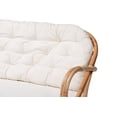 thumbnail image 6 of bali & pari Aliane Rattan BOHO Loveseat, Natural Brown, 6 of 10