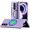 Purple, variant on Magnetic Case for Samsung Galaxy Z Fold 5, [Compatible with MagSafe] Dual Layer Military Grade Drop Shockproof Anti-Scratch [Wireless Charging] Phone Case for Samsung Galaxy Z Fold5 QHMS-Black