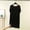 Black, variant on Blmnix Sleep Dress for Women Sleepshirts Bamboo Nightgown Long Nightgowns Sleep Shirt Below-the-Knee Short Sleeve Crew Neck White Oversized Sleep Shirts for Women