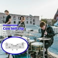 thumbnail image 3 of Toddmomy Cowbell Mount Accessory Cowbell Bracket Silver Iron 1Pcs, 3 of 7