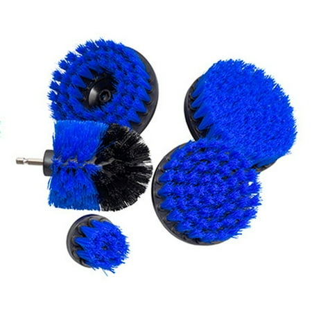 

Feiruifan Easy to Use Durable Cleaning Tool Drill Brush 5Pcs/Set Plastic Wooden Furniture Car Interiors Cleaning Power Drill Scrub Brush