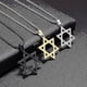 thumbnail image 5 of Colgante de estrella de Mogan David para hombre, cadena de aleación de alta calidad judía de Israel, collar de estrella de David, joyería Kb, 5 of 5