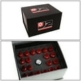 thumbnail image 6 of J2 Engineering LN-T7-022-125-RD J2 Engineering 7075 -T6 Forged Aluminum M12 x 1.25 20Pcs 80mm Spiked Cap Lug Nut w/ Socket Adapter ( Red ), 6 of 6