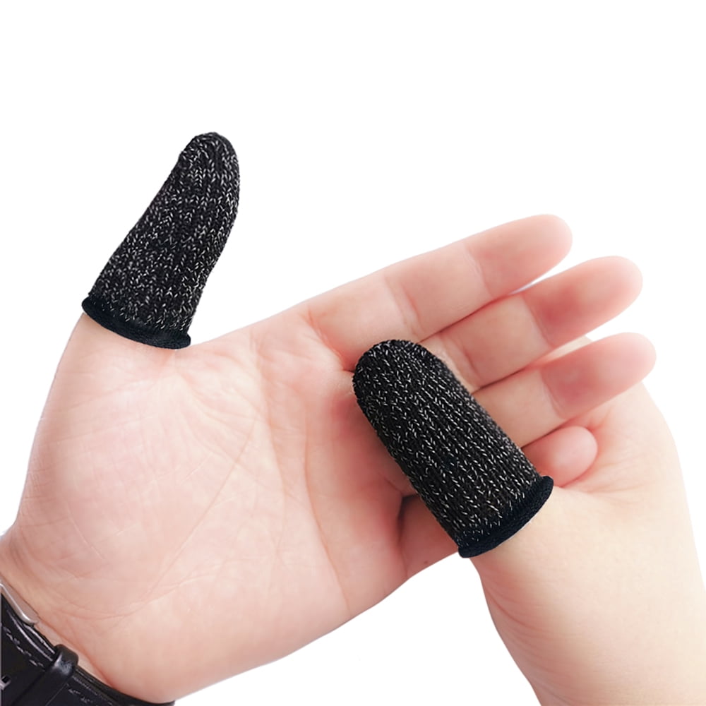 Dodocool 1 Pair Full Touch Screen UltraThin Finger Sleeve Game