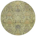 thumbnail image 2 of Addison Rugs Chantille Indoor/Outdoor Transitional Damask Aloe Washable Round Rug, 8' x 8', 2 of 6